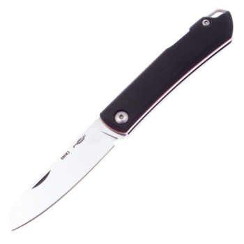 Нож складной N.C.CUSTOM Bro G10 Black Сталь Х105 рукоять G10 черно-красная в интернет магазине Rybaki.ru