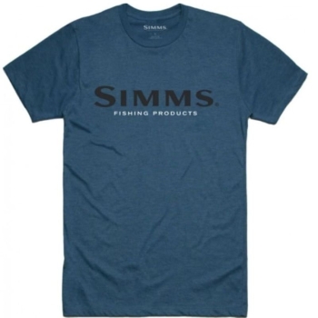Футболка SIMMS Logo T-Shirt S19 цвет Steel Blue Heather