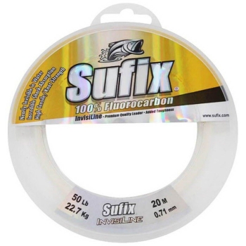 Флюорокарбон SUFIX Invisiline Fluorocarbon 20 м 1,4 кг 0,15 мм в интернет магазине Rybaki.ru