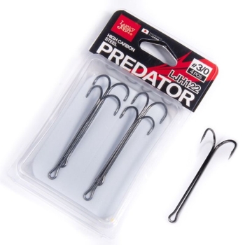 Крючок двойной LUCKY JOHN Predator LJH122 № 2/0 (4 шт.)