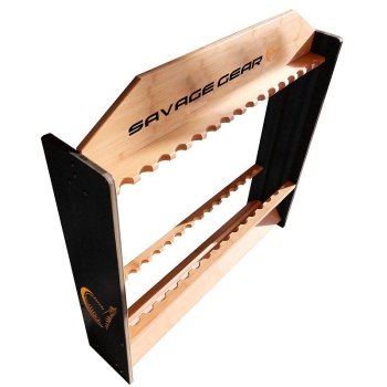 Держатель для удилищ SAVAGE GEAR Wooden 24 Rod Stand в интернет магазине Rybaki.ru