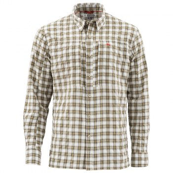 Рубашка SIMMS Bugstopper LS Shirt цвет Plaid Cork Plaid в интернет магазине Rybaki.ru