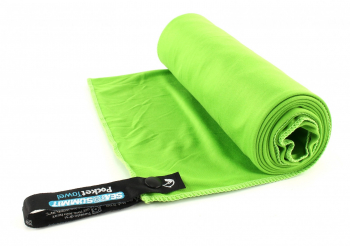 Полотенце SEA TO SUMMIT Pocket Towel цвет lime в интернет магазине Rybaki.ru